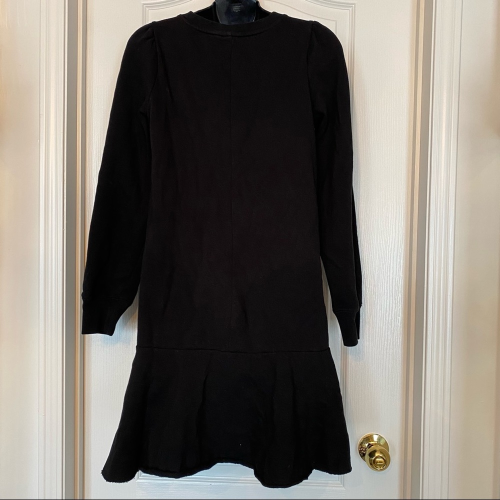 NWOT Gap Sweatshirt Flounce Hem Dress - Picture 3 of 8